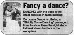Cambridge News - Corporate Dance article