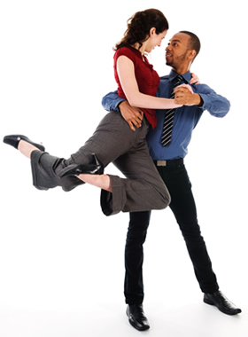 Company dance classes - couple dancing
